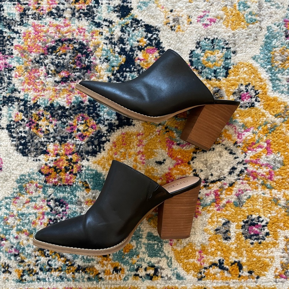 High heel mules